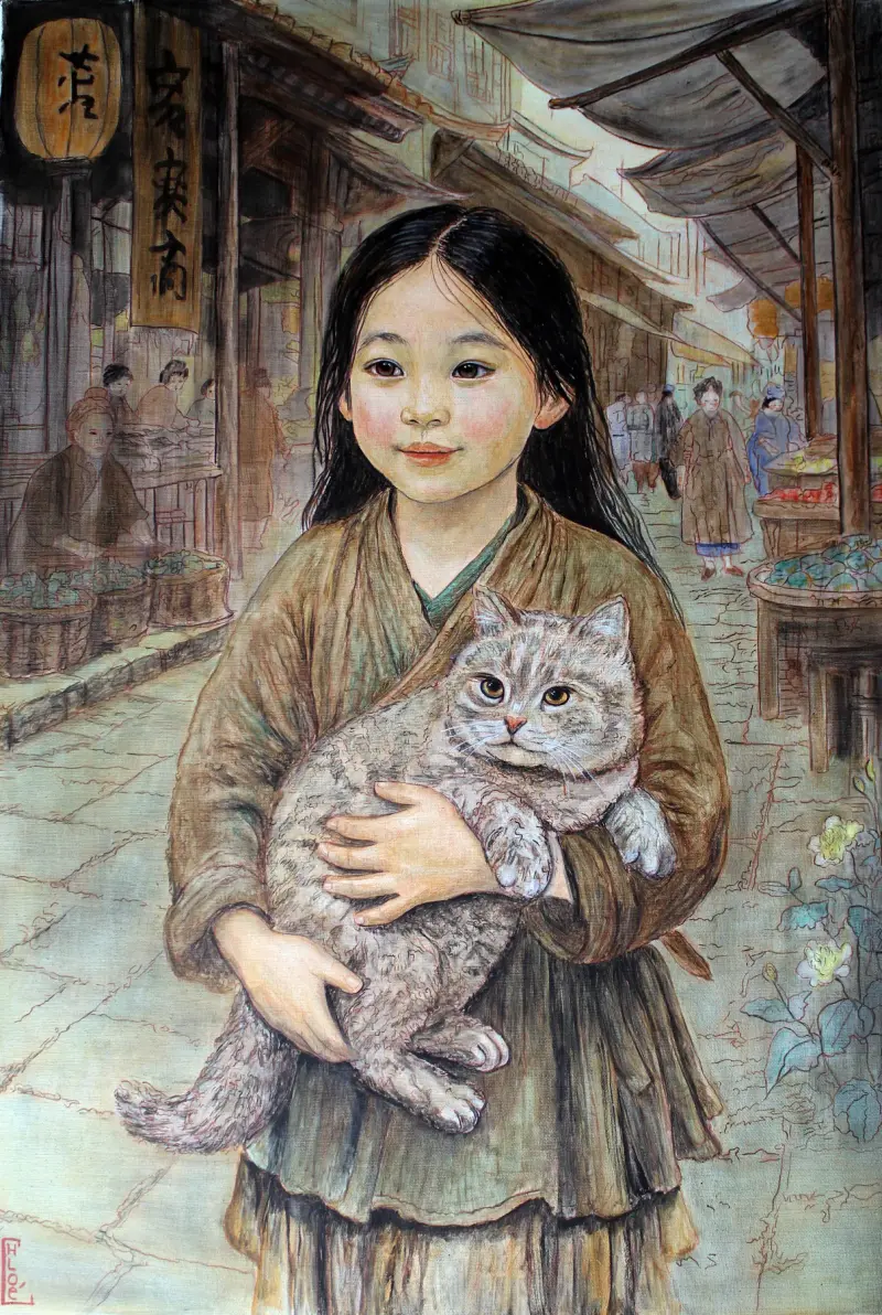 Dans les Rues de Hong-Kong
